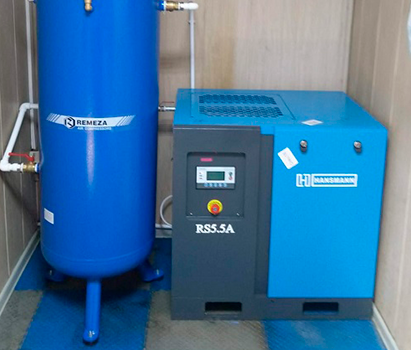 Винтовой компрессор Hansmann RS 5,5A-10 (Сыктывкар)